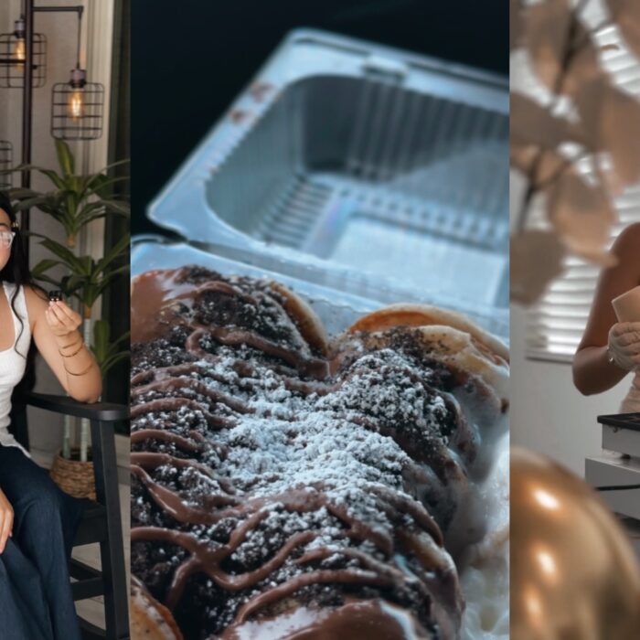 12-year-old Home Sweet Snacks owner Illenay with her mini pancake business in Queen Creek