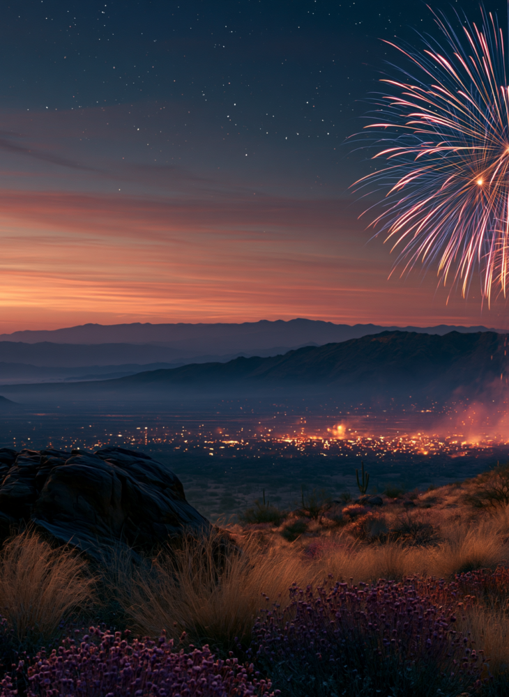 4th of July in Queen Creek event guide featuring local fireworks, festivals, parades, and celebrations.